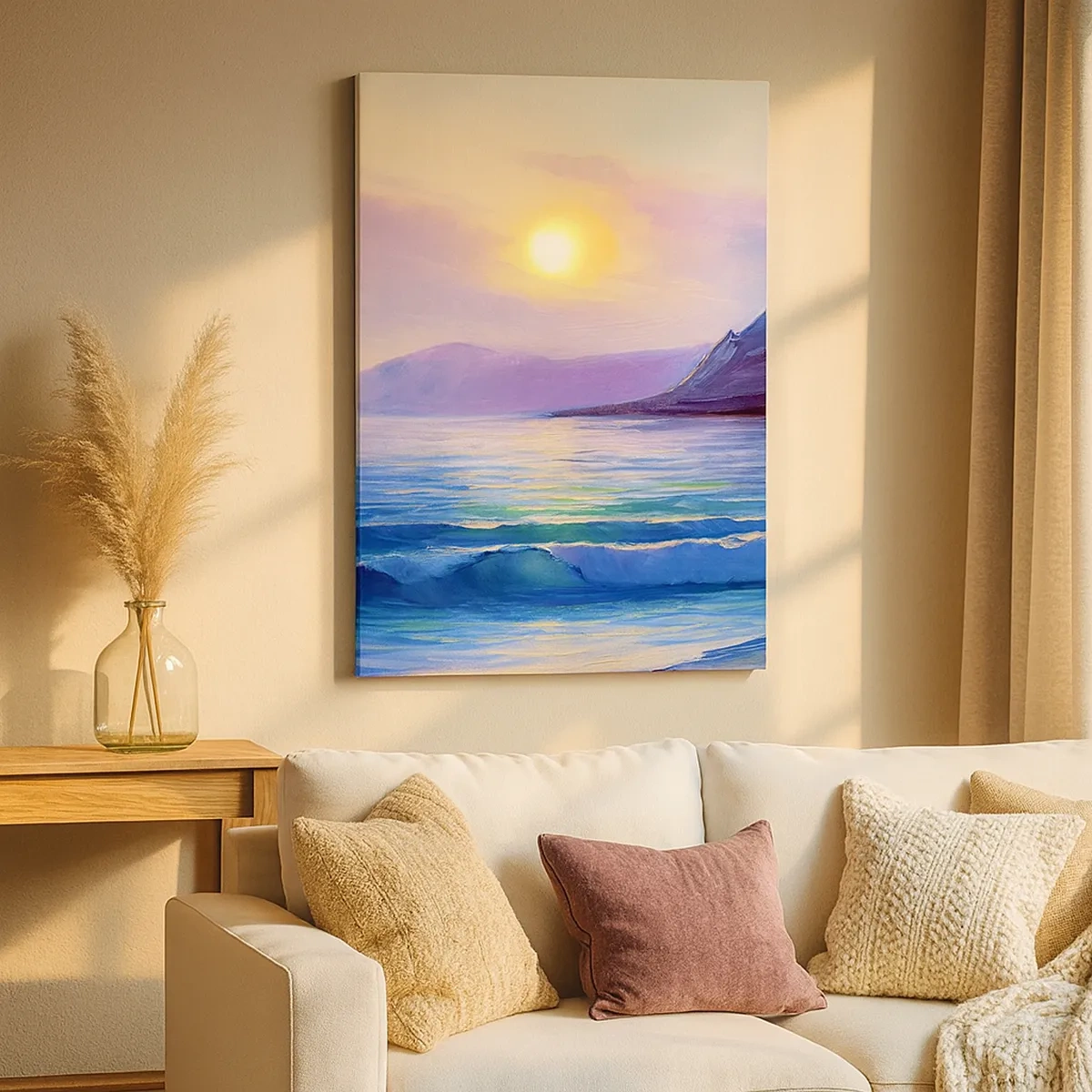 Schilderen op canvas - Water en luchtkristal - 50x70 cm