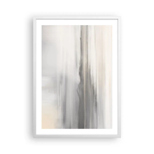 Poster in een witte lijst - Afstand in reflectie - 50x70 cm
