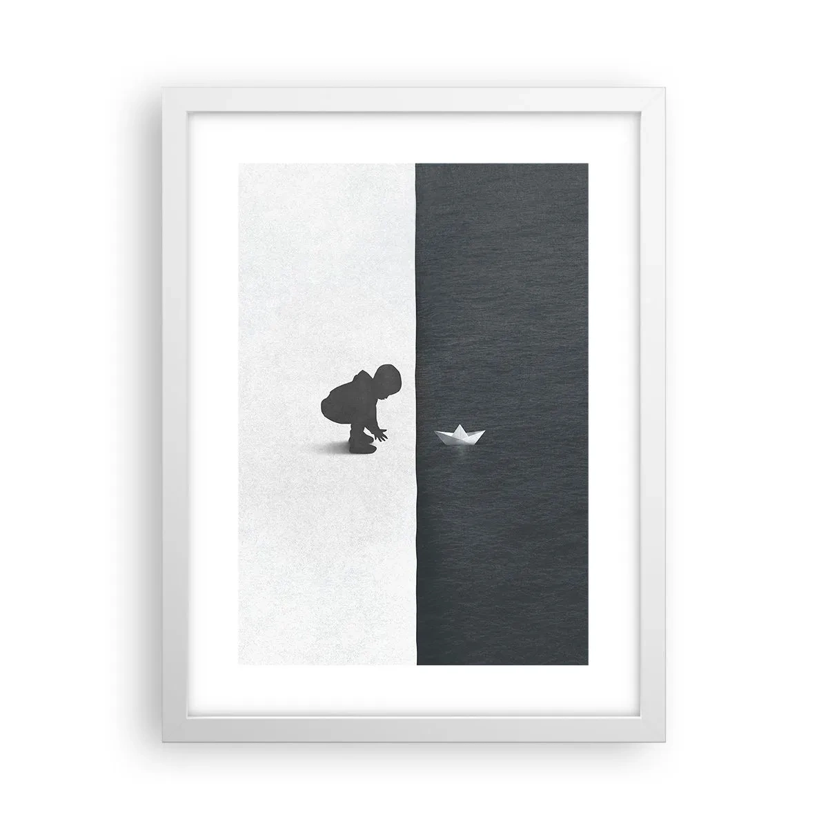 Poster in een witte lijst - Geweldige expeditie - 30x40 cm