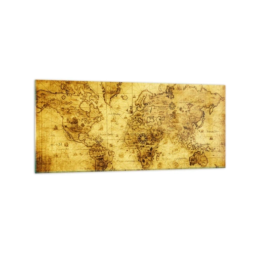 Schilderen op glas - Hoe vreemd os deze wereld - 120x50 cm