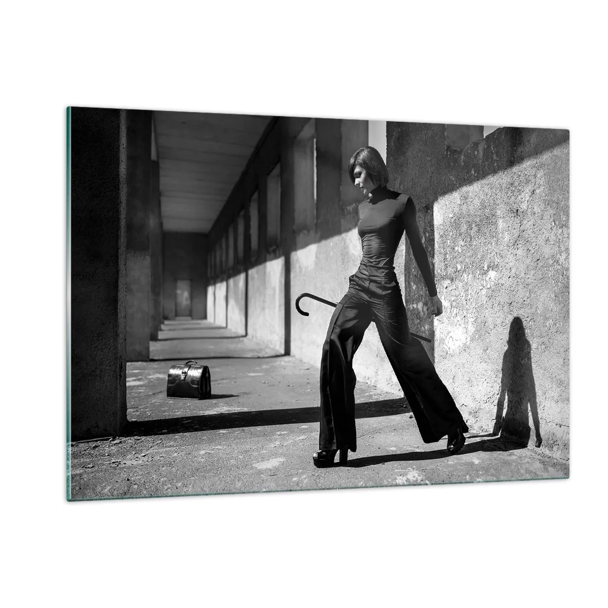 Schilderen op glas - Stedelijke elegantie - 120x80 cm