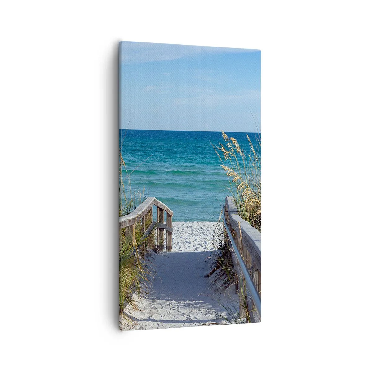 Schilderen op canvas - In de zon, in de wind - 55x100 cm