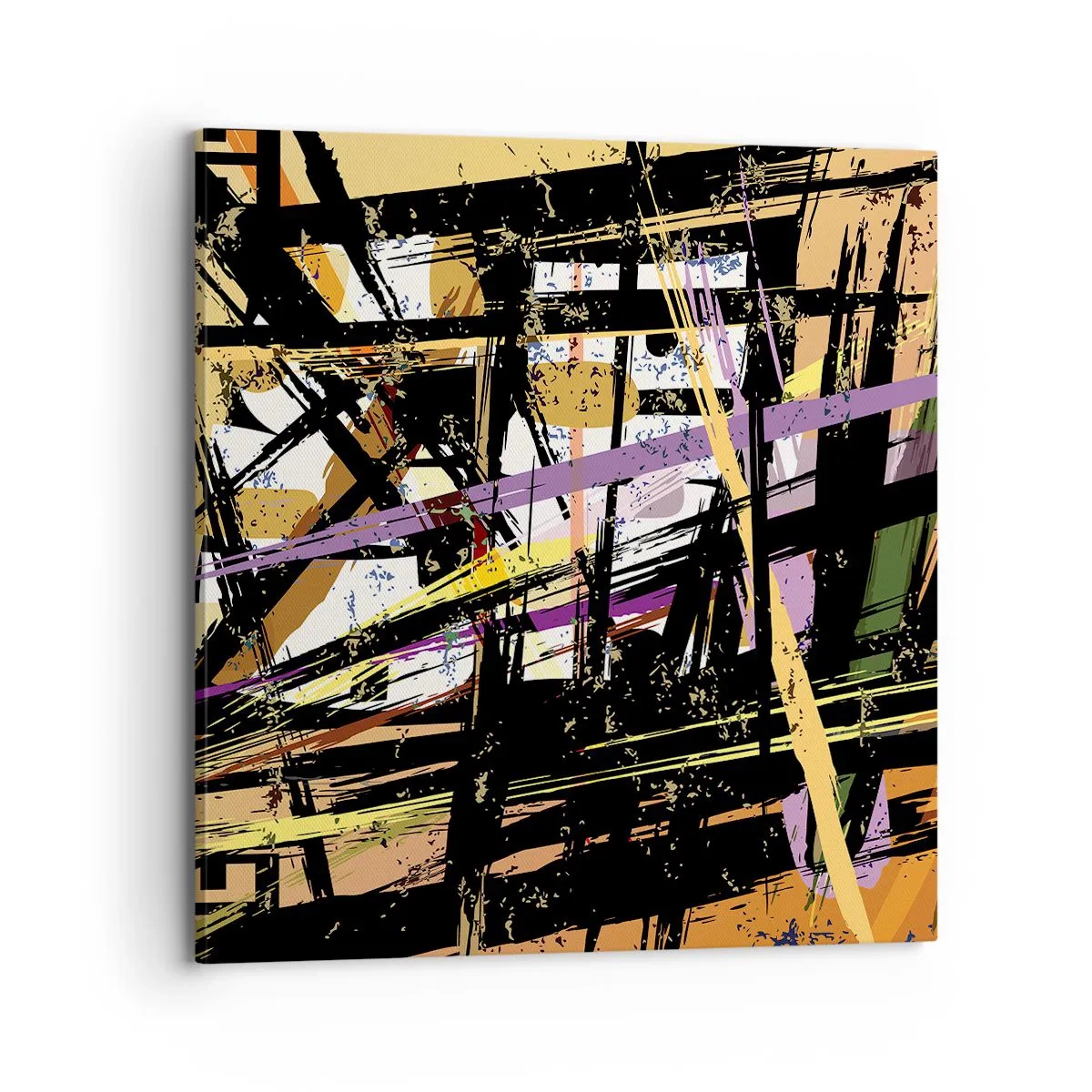Schilderen op canvas - Een scherp snijden - 70x70 cm