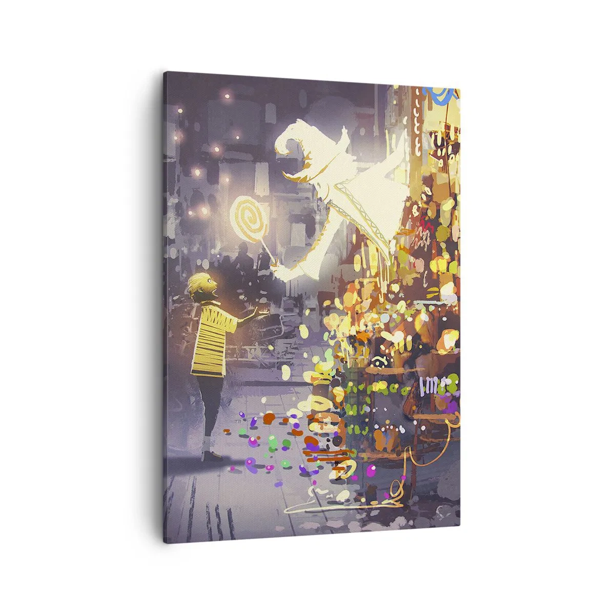 Schilderen op canvas - Tovenarij bestaat wel - 50x70 cm