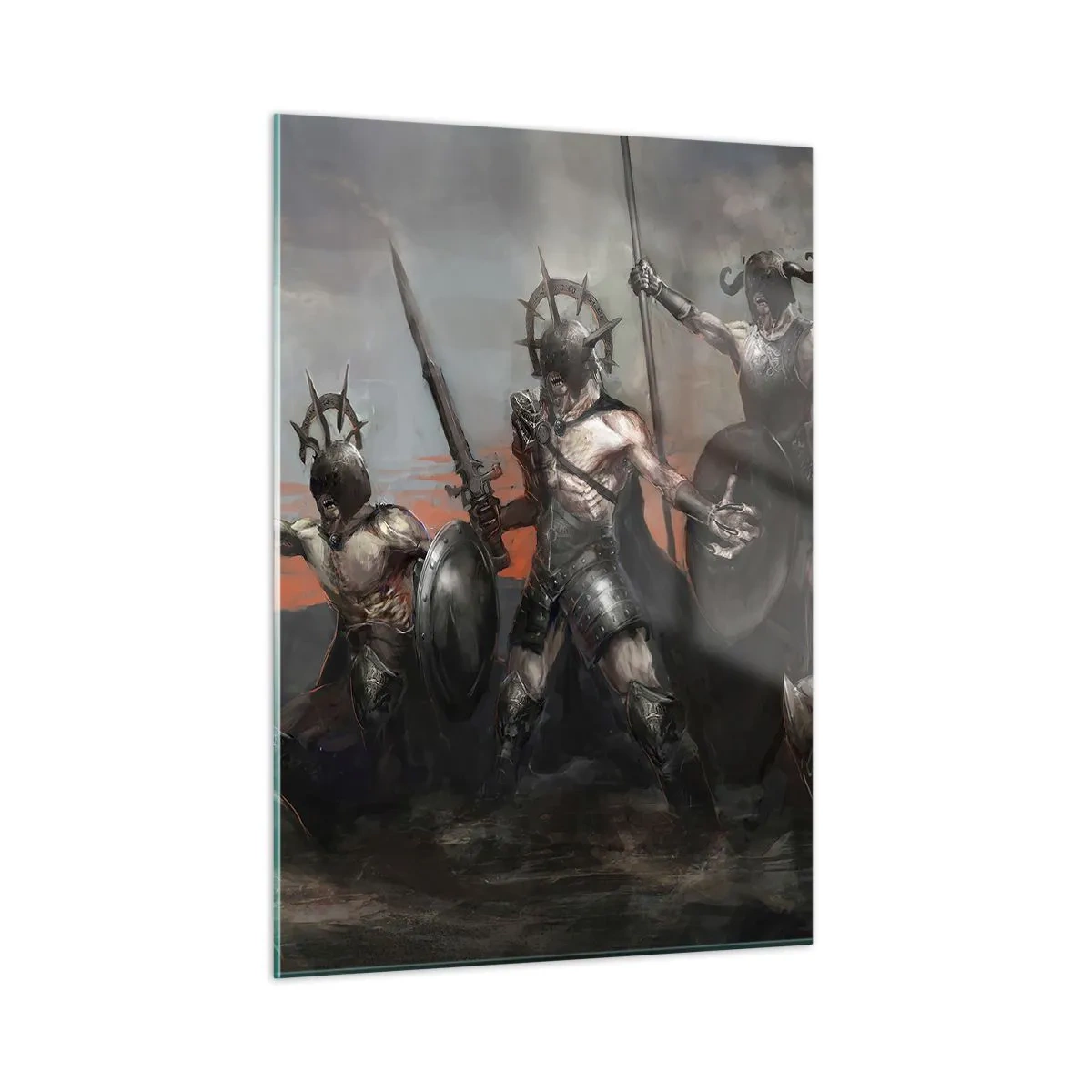 Schilderen op glas - Met of op een schild - 50x70 cm