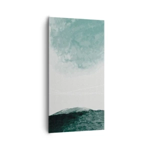 Schilderen op canvas - Ontmoeting met de mist - 65x120 cm