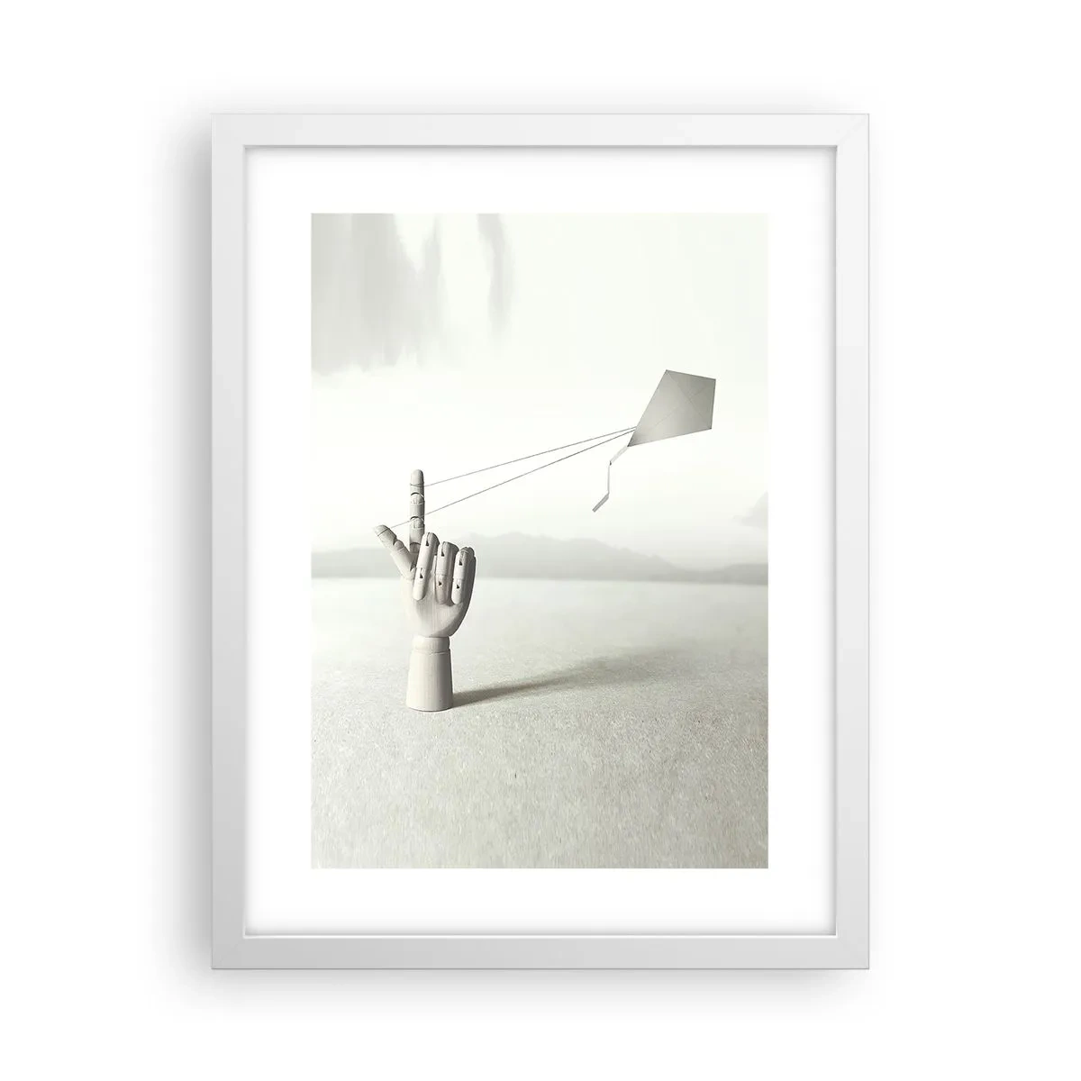 Poster in een witte lijst - Krachttest - 30x40 cm