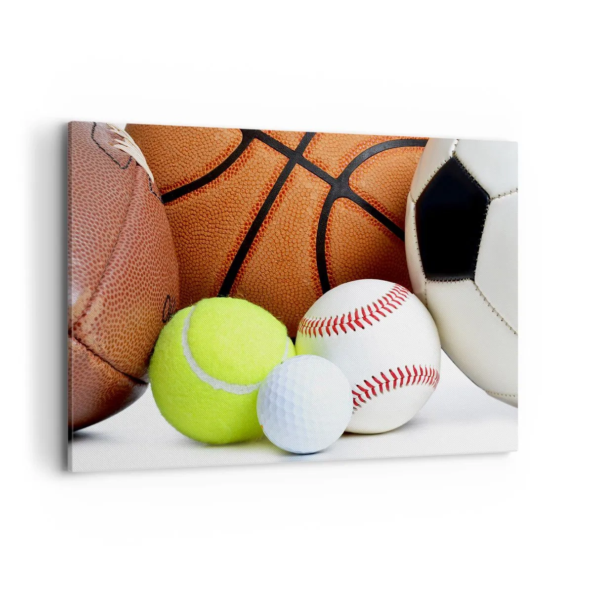 Schilderen op canvas - Voetbal verbindt ons! - 100x70 cm