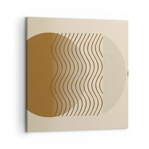 Schilderen op canvas - Over de oorsprong van geometrische figuren - 50x50 cm