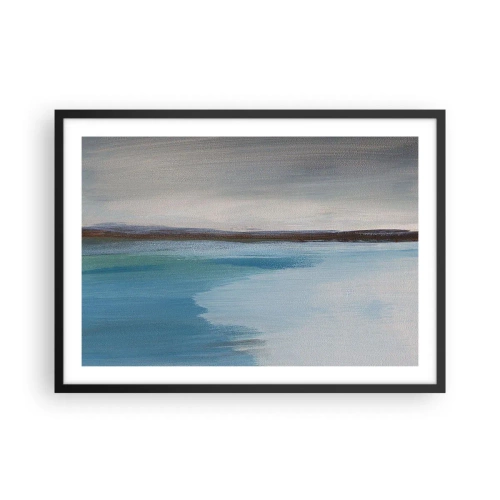 Poster in een zwarte lijst - Horizontaal landschap - 70x50 cm
