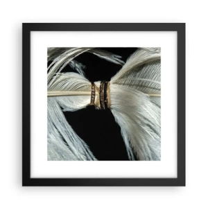 Poster in een zwarte lijst - ... en ik zal je niet verlaten ... - 30x30 cm