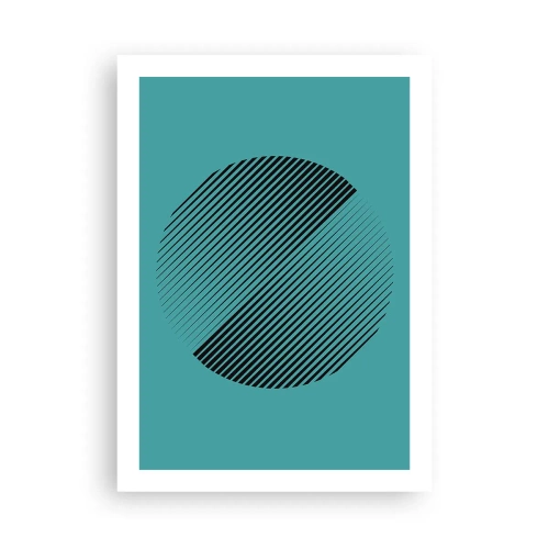 Poster - Cirkel – een geometrische variatie - 50x70 cm