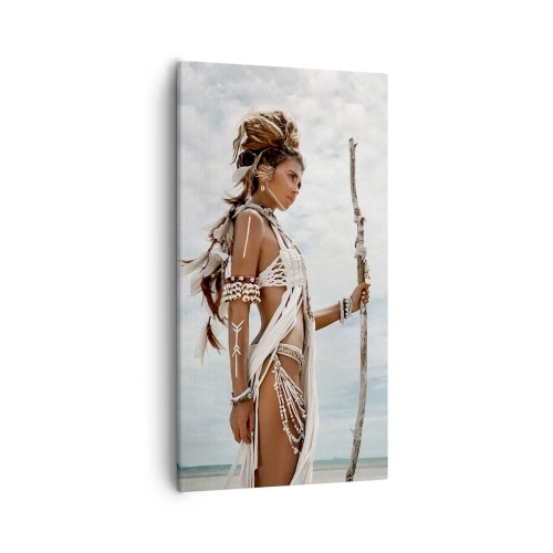 Schilderen op canvas - Koningin van de tropen - 55x100 cm