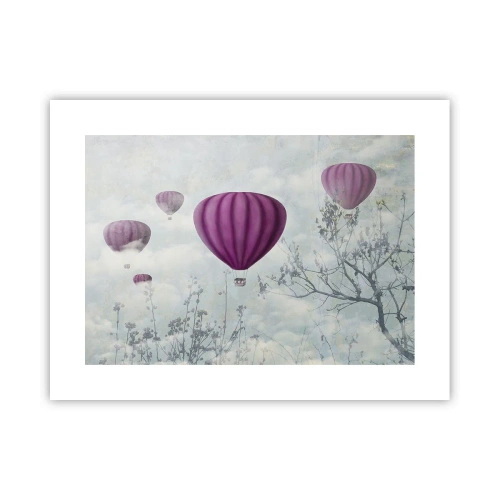Poster - Als schepen in de lucht - 40x30 cm