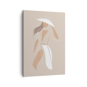 Schilderen op canvas - Mode is leuk - 50x70 cm