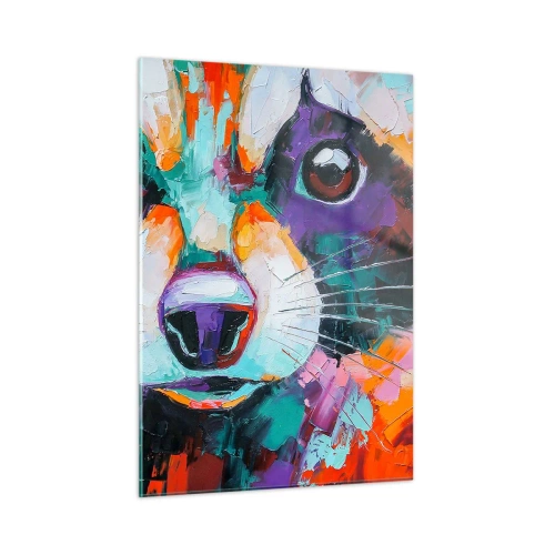 Schilderen op glas - Alleen goede emoties - 50x70 cm