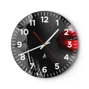 Wandklok - Klok - Oog in oog - 40x40 cm