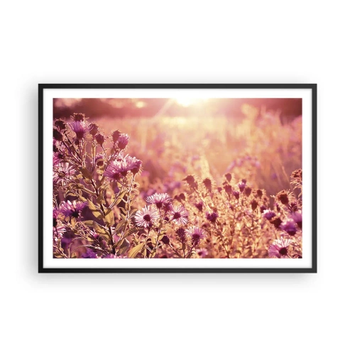 Poster in een zwarte lijst - Voordat de zomer voorbij is - 91x61 cm