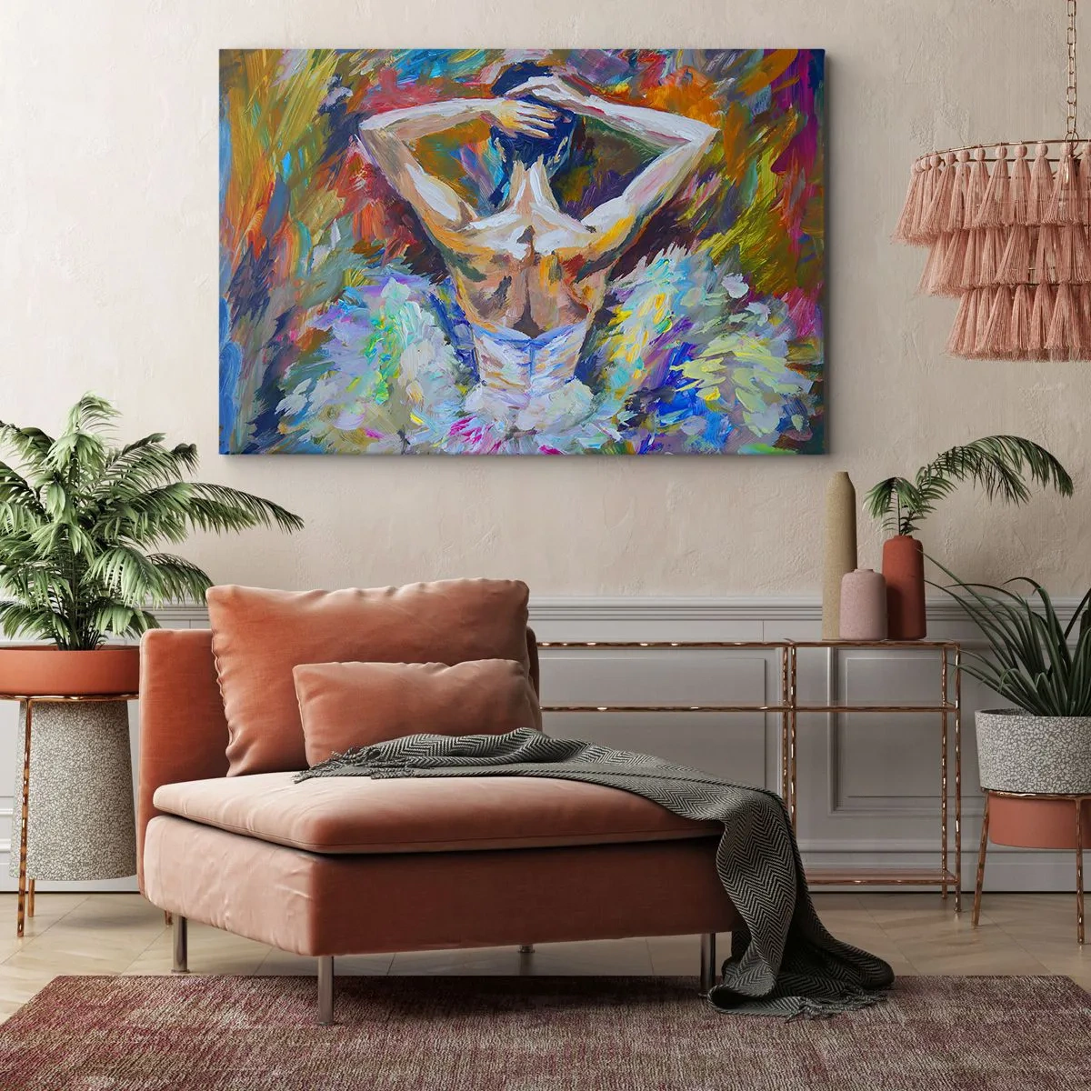 Schilderen op canvas - Het kan van alles zijn - 120x80 cm