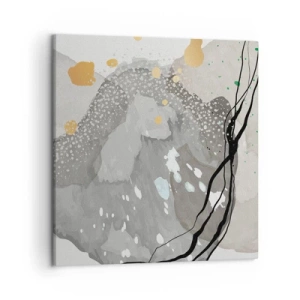 Schilderen op canvas - Organische compositie - 50x50 cm