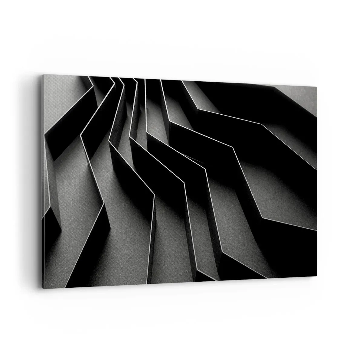 Schilderen op canvas - Ruimtelijke orde - 100x70 cm