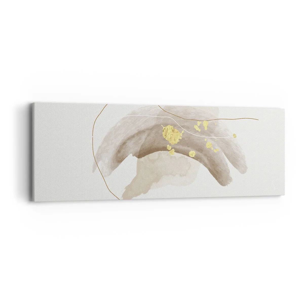 Schilderen op canvas - Ontmoet in de ruimte - 90x30 cm