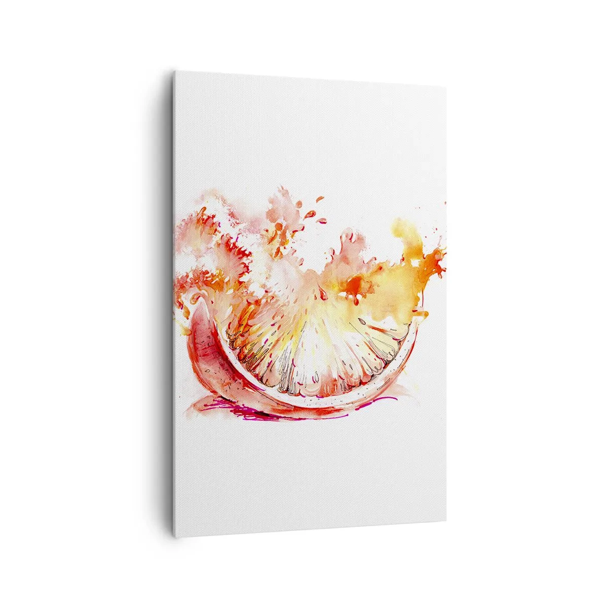 Schilderen op canvas - Sappige verfrissing - 80x120 cm