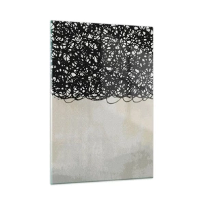 Schilderen op glas - Turbulente abstractie - 50x70 cm