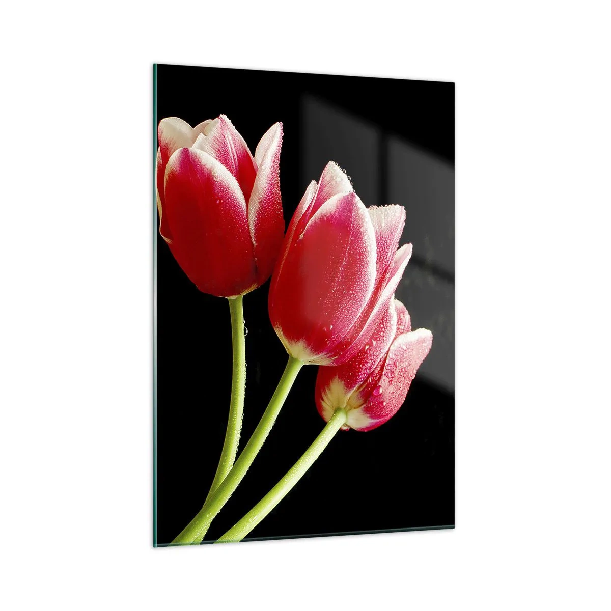 Schilderen op glas - Een belofte van pure liefde - 50x70 cm