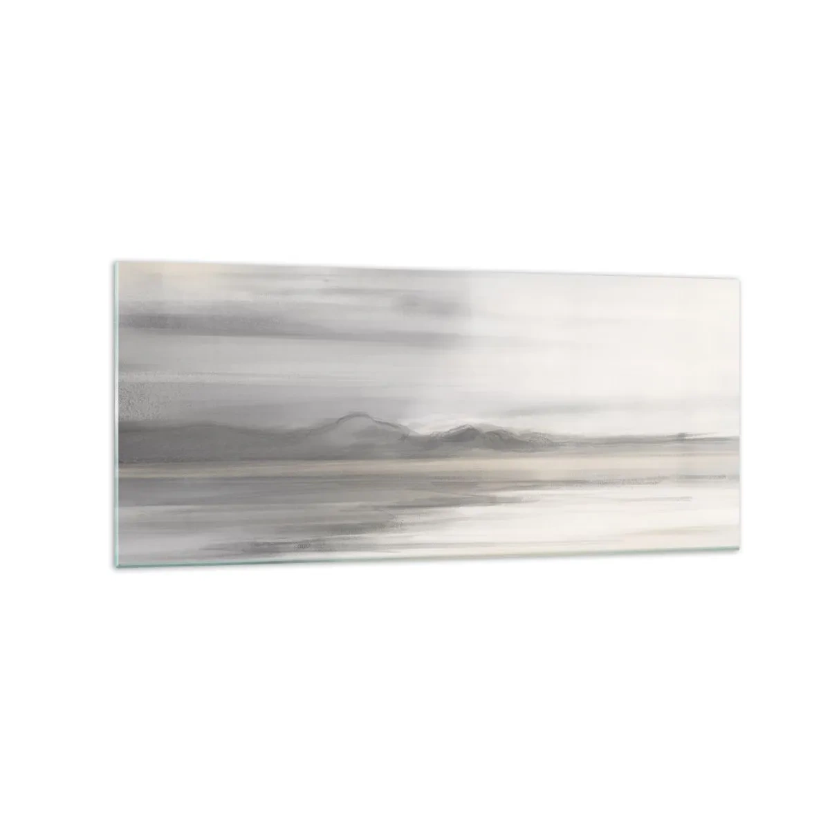 Schilderen op glas - Afstand in reflectie - 120x50 cm