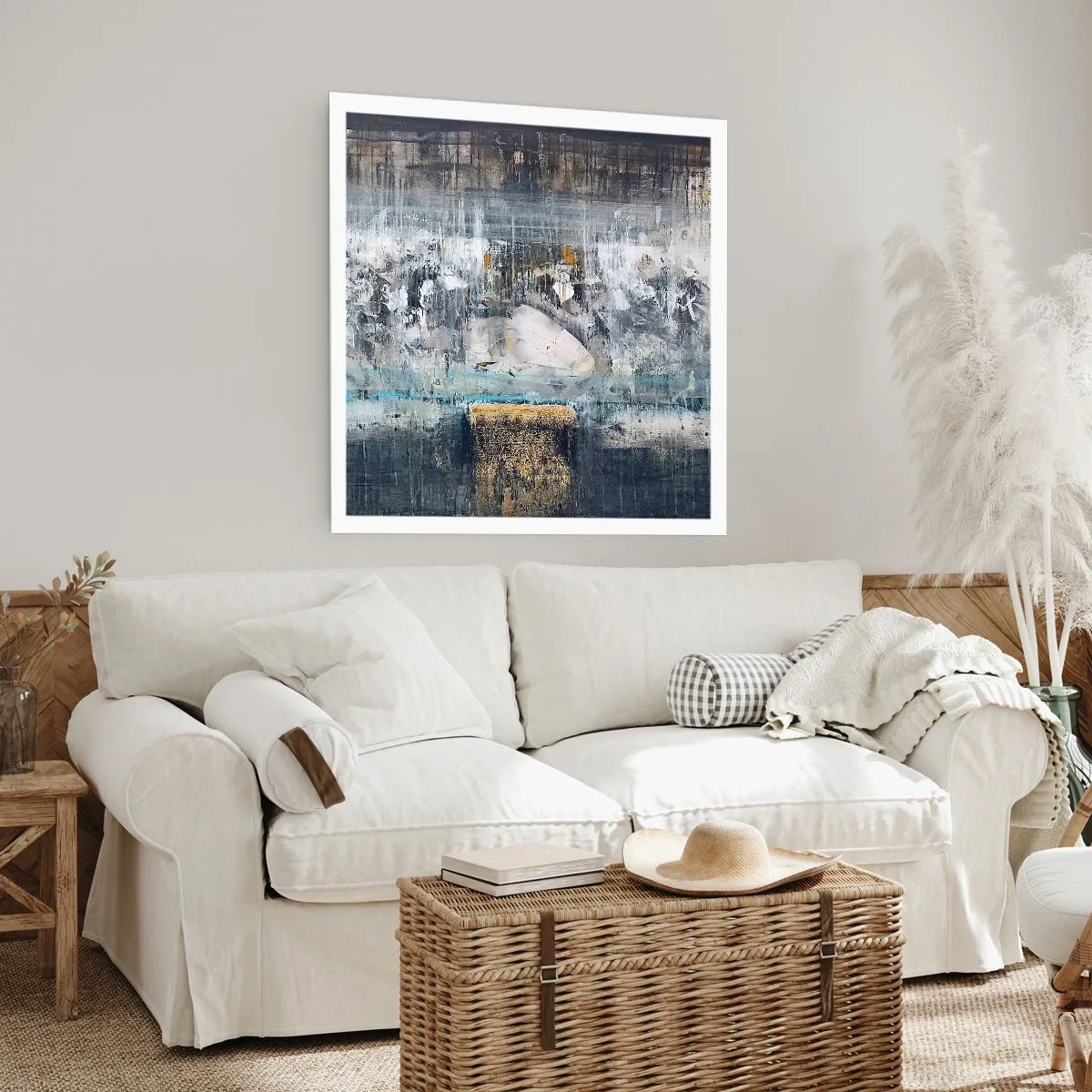 Poster - Als op ijs, als zo moeizaam - 40x40 cm