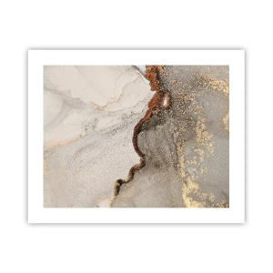 Poster - Op de grens van kleuren - 50x40 cm