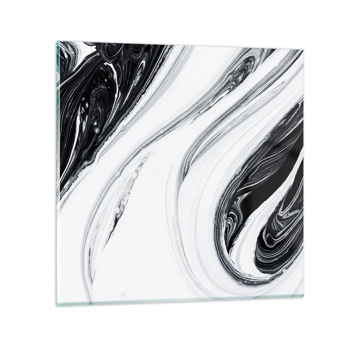 Schilderen op glas - Een combinatie van tegenstellingen - 30x30 cm