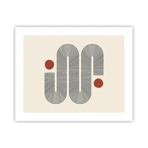 Poster - Van het begin tot het eind - 50x40 cm