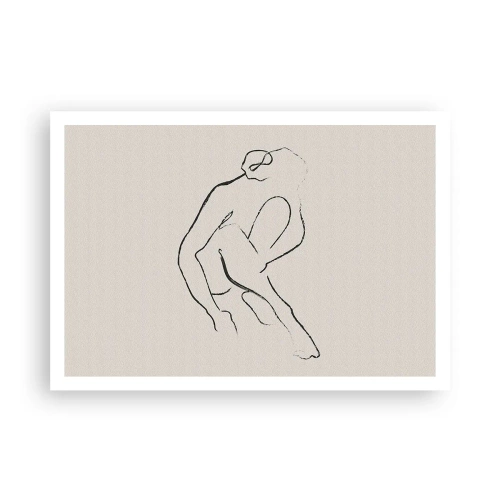 Poster - Intieme schets - 100x70 cm