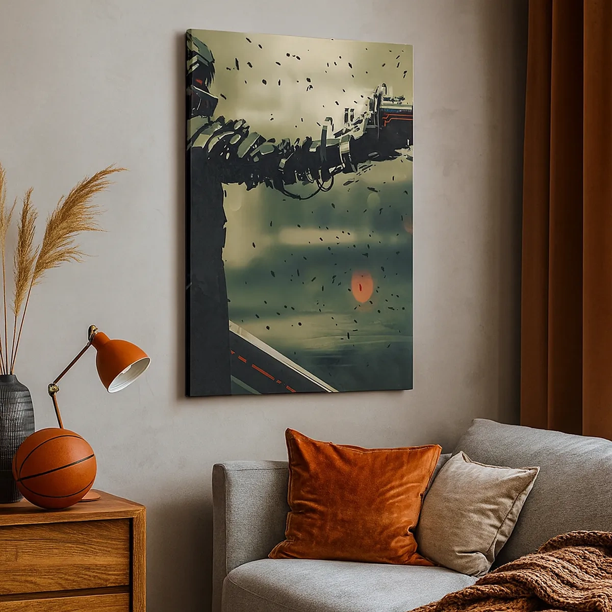 Schilderen op canvas - Dodelijke wapens - Je eigen Terminator - 50x70 cm