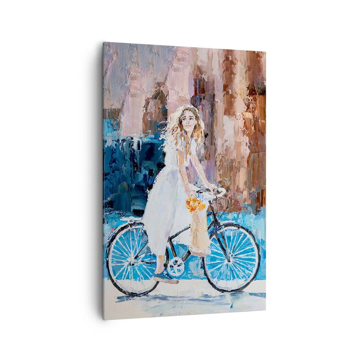 Schilderen op canvas - Vreugde in de ochtend - 80x120 cm