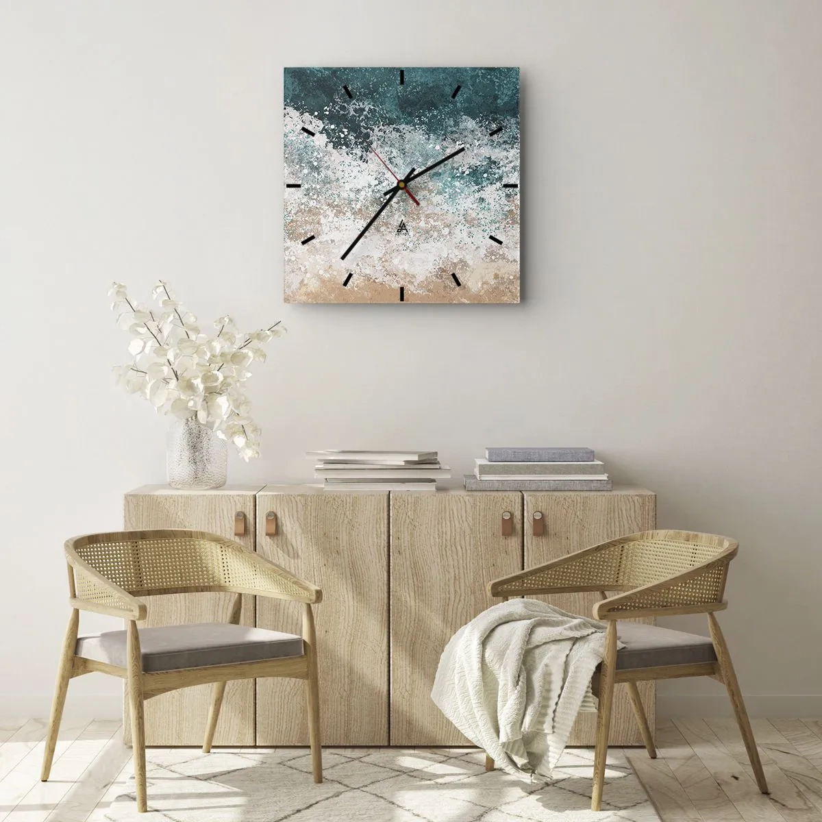 Wandklok - Klok - Zeeverhalen - 40x40 cm