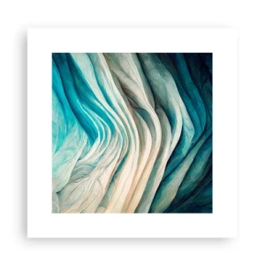 Poster - Blauwe onverzadigbaarheid - 30x30 cm
