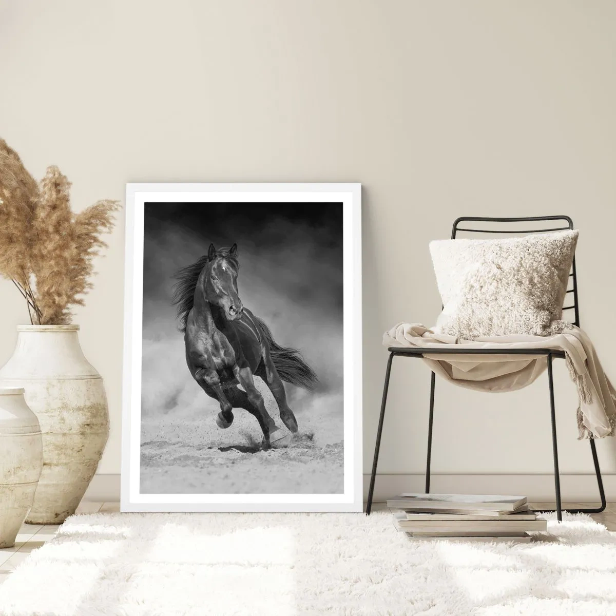 Poster in een witte lijst - De emir zelf waardig - 40x50 cm