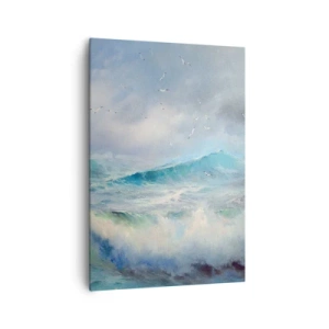 Schilderen op canvas - 'De wervelwind huilde van triomf...' - 70x100 cm
