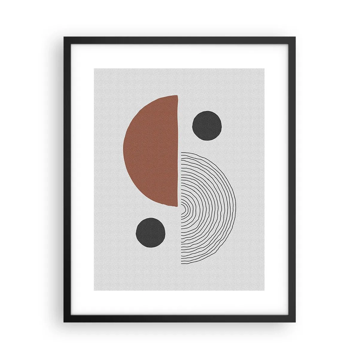 Poster in een zwarte lijst - Perfectie van het wiel - 40x50 cm