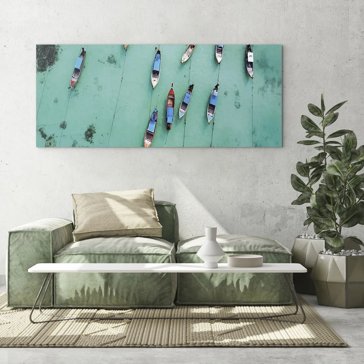 Schilderen op glas - In blijde verwachting - 120x50 cm