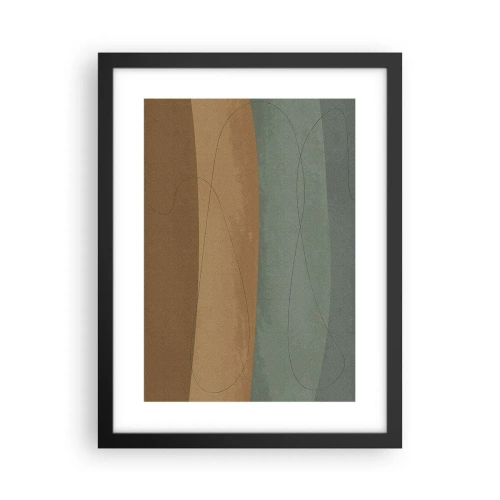 Poster in een zwarte lijst - Horizontale compositie - 30x40 cm