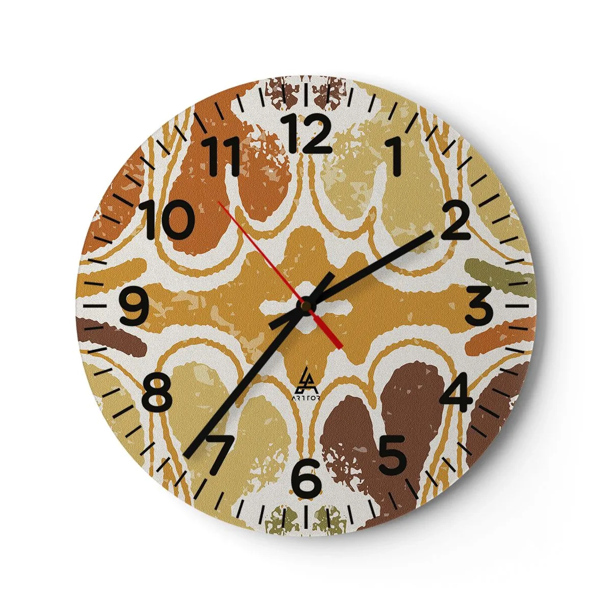 Wandklok - Klok - Sentimentele abstractie - 40x40 cm