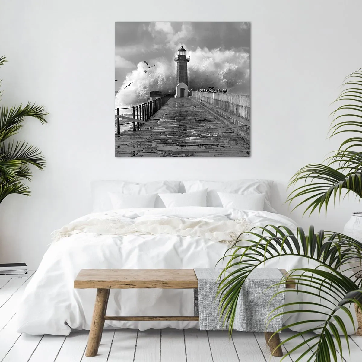 Schilderen op canvas - Onbevreesd - 70x70 cm