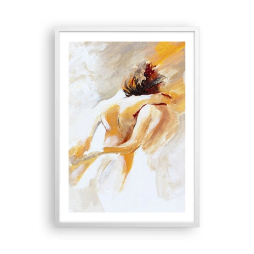 Poster in een witte lijst - In de lucht van nabijheid - 50x70 cm