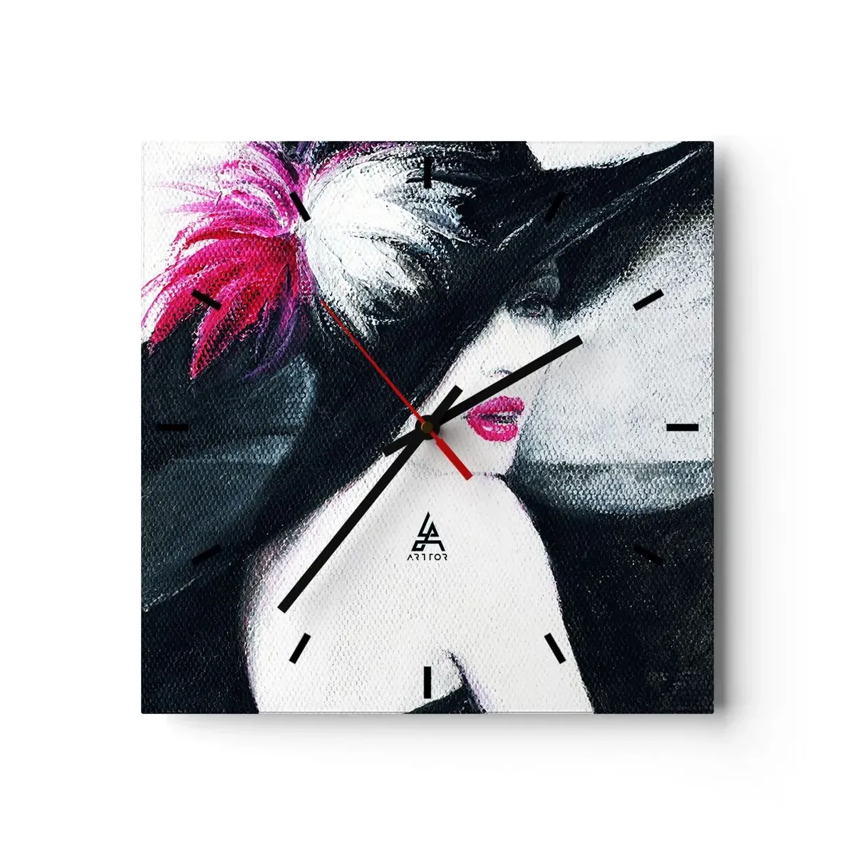 Wandklok - Klok - Altijd een geheim - 30x30 cm