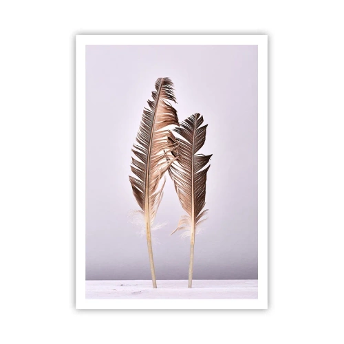 Poster - Tegen het niets - 70x100 cm