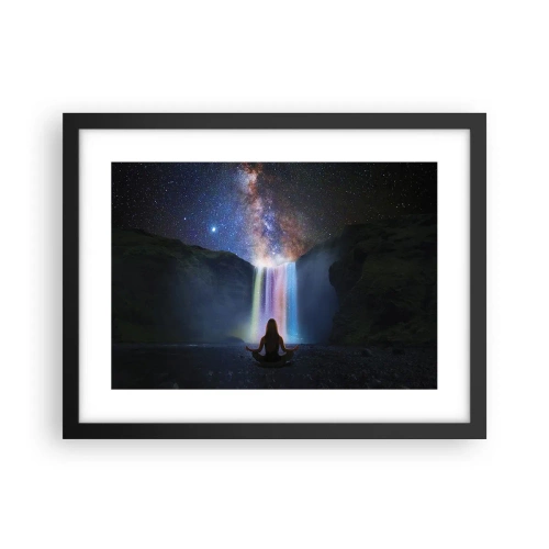 Poster in een zwarte lijst - Absolute harmonie - 40x30 cm